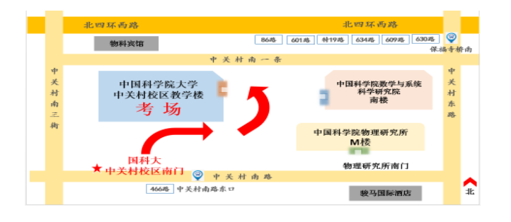 考场位置示意图